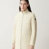 Long down jacket with drawstring at the bottom - Image 2