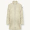 Long down jacket with drawstring at the bottom - Image 4