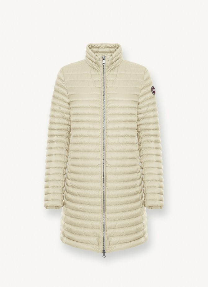 Long down jacket with drawstring at the bottom - Image 4