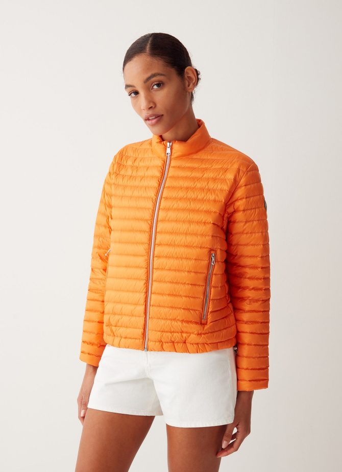 Down jacket with drawstring at the bottom - Image 2
