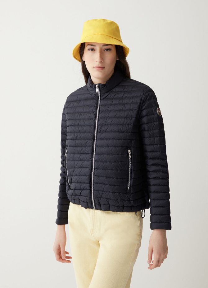 Down jacket with drawstring at the bottom - Image 3