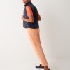 Quilted gilet on front