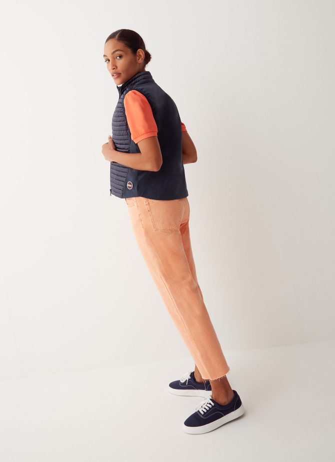 Quilted gilet on front