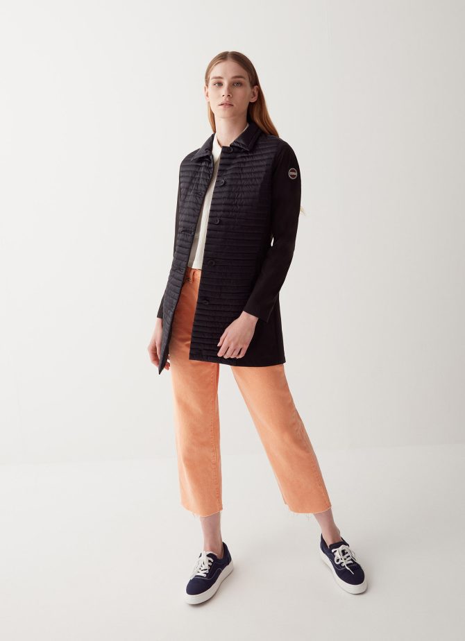 Jacket with shirt collar and 4-hole buttons - Image 2