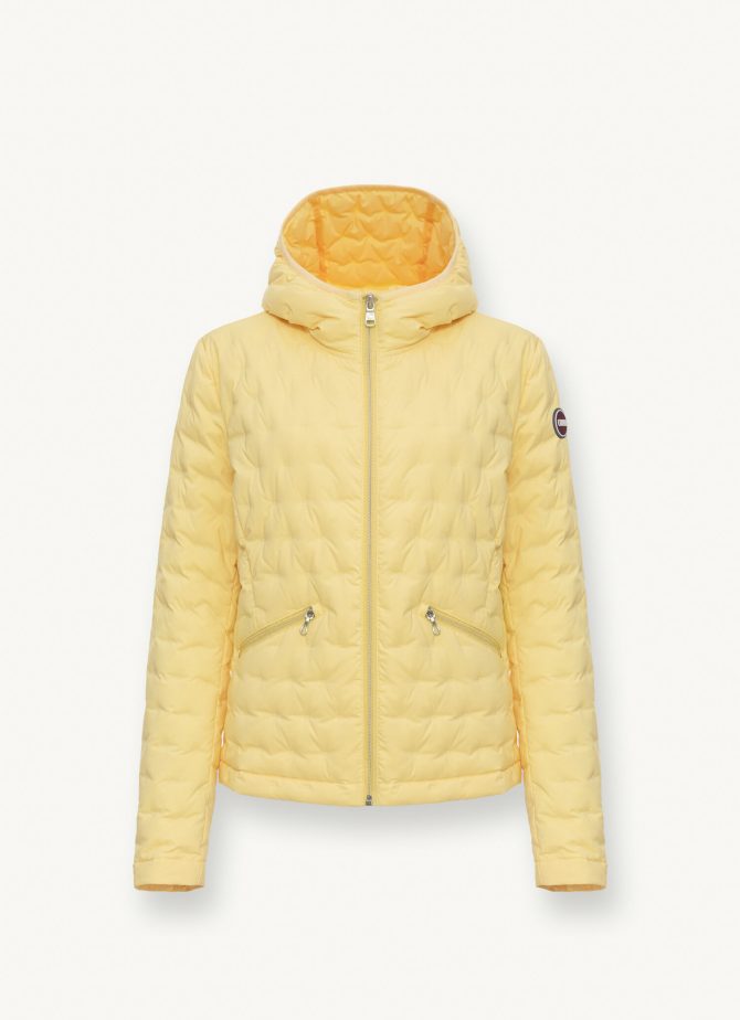 Down jacket with drawstring at the bottom - Image 4