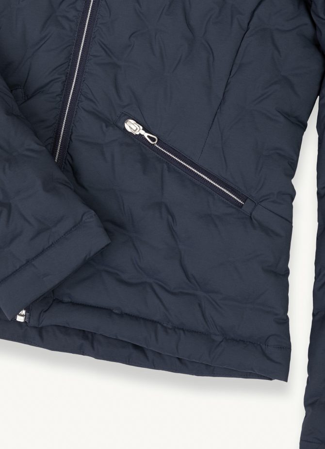 Down jacket with drawstring at the bottom - Image 6