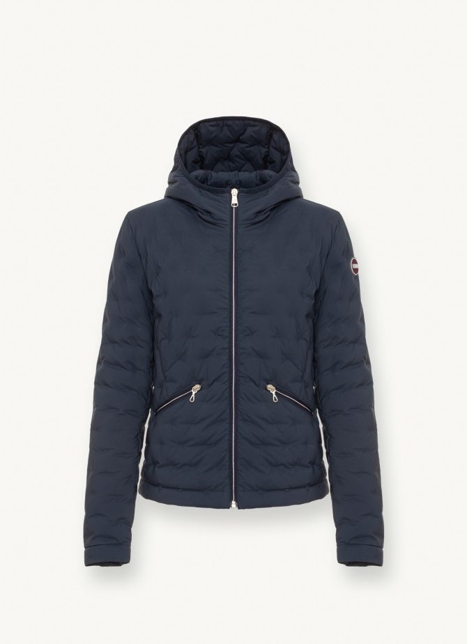 Down jacket with drawstring at the bottom - Image 4