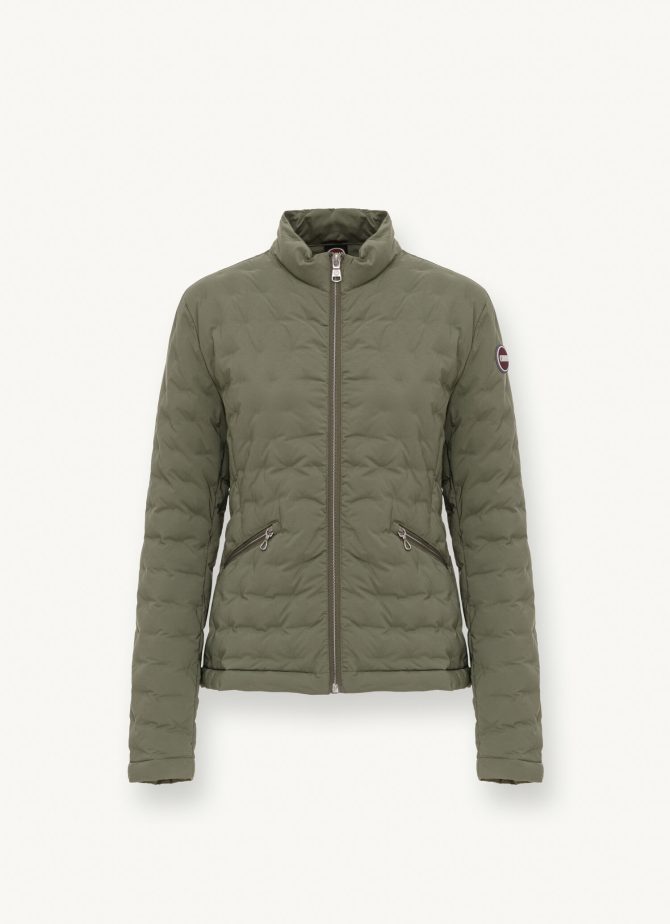 Down jacket with stamp quilting. - Image 4