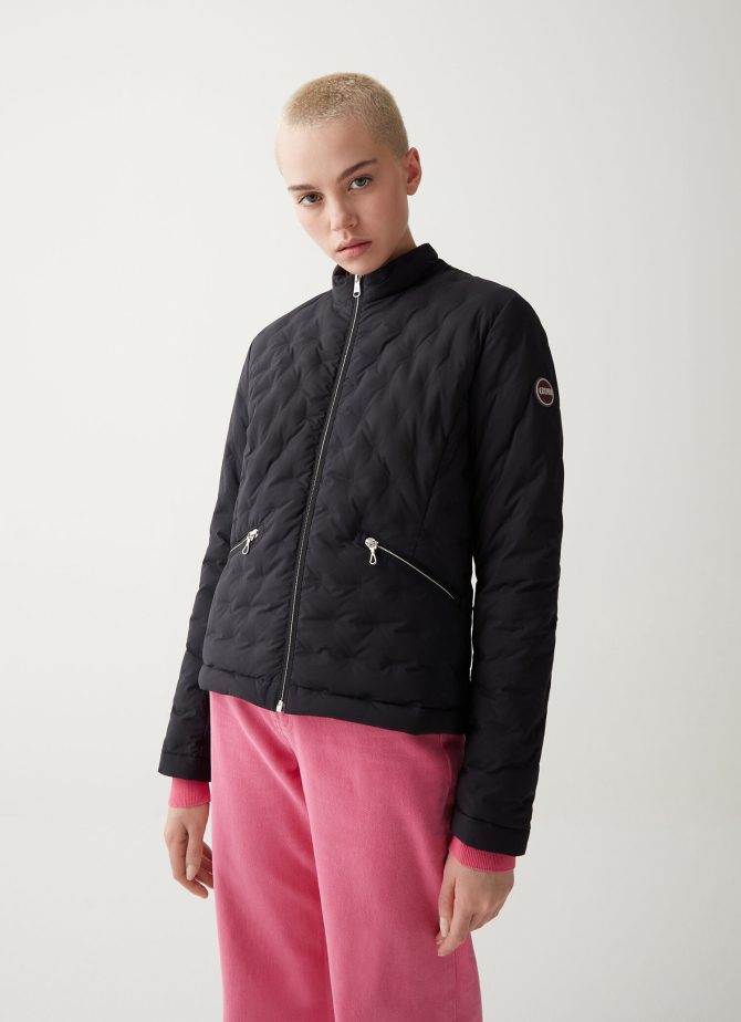 Down jacket with stamp quilting. - Image 2