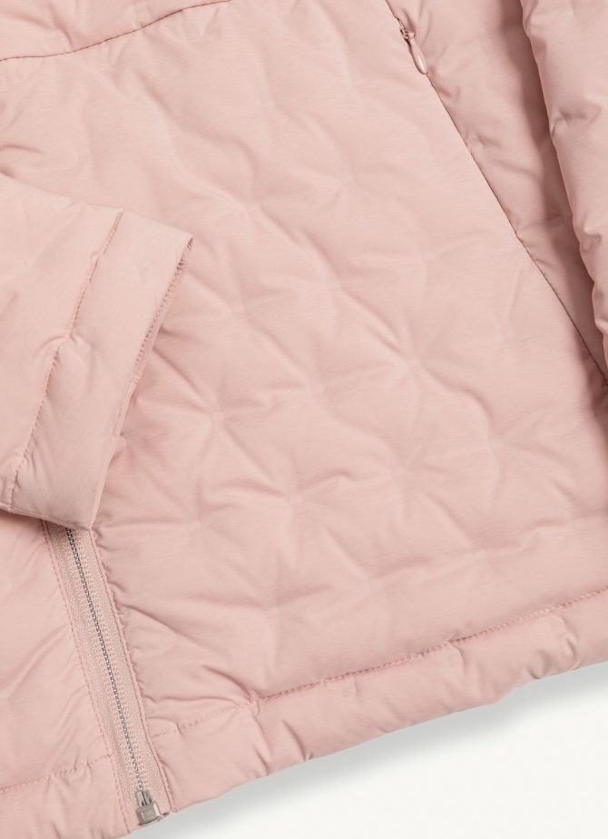Down jacket with stamp quilting and seam at the waist - Image 6