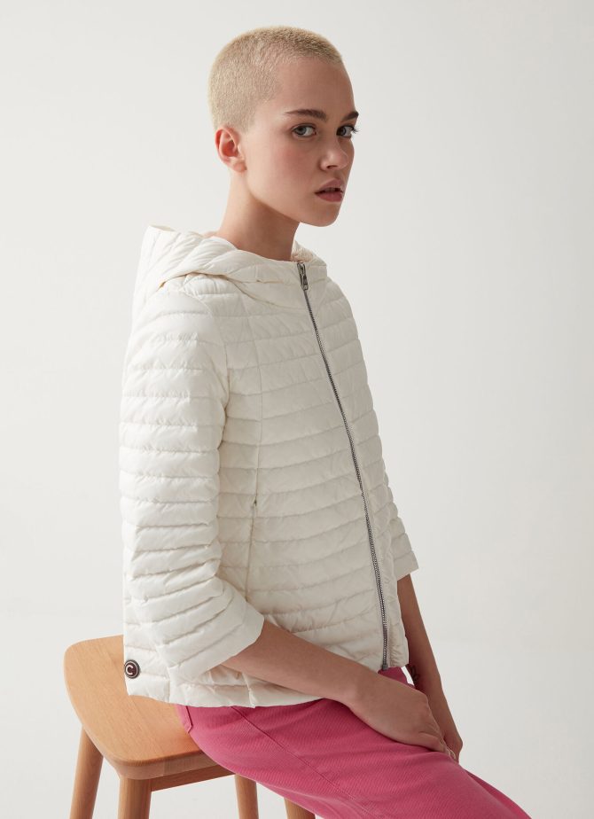 Hooded down cape - Image 3
