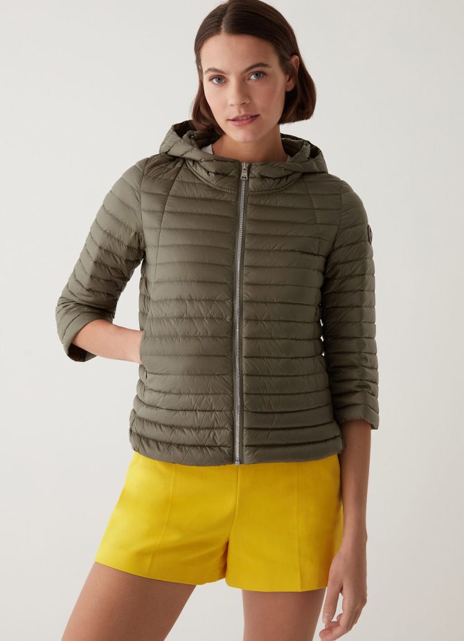 Hooded down cape - Image 2