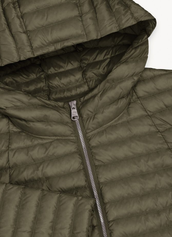 Hooded down cape - Image 6