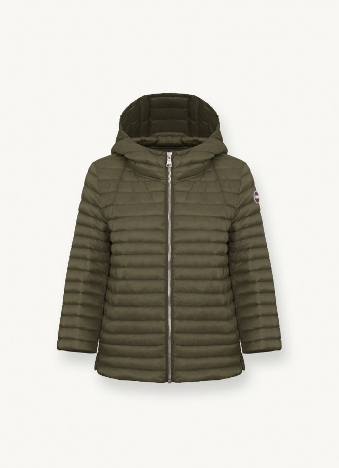 Hooded down cape - Image 4