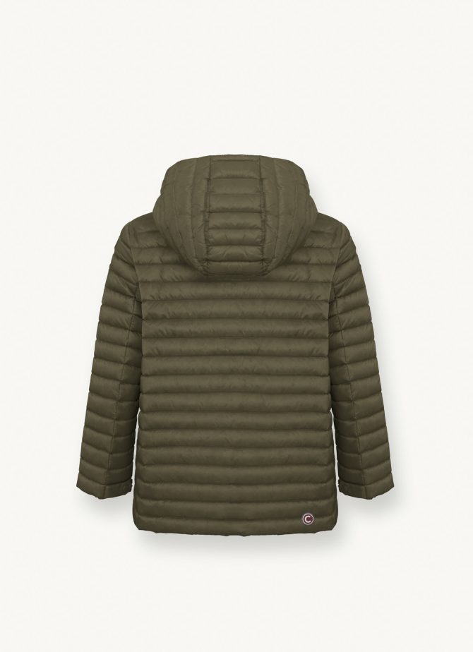 Hooded down cape - Image 5
