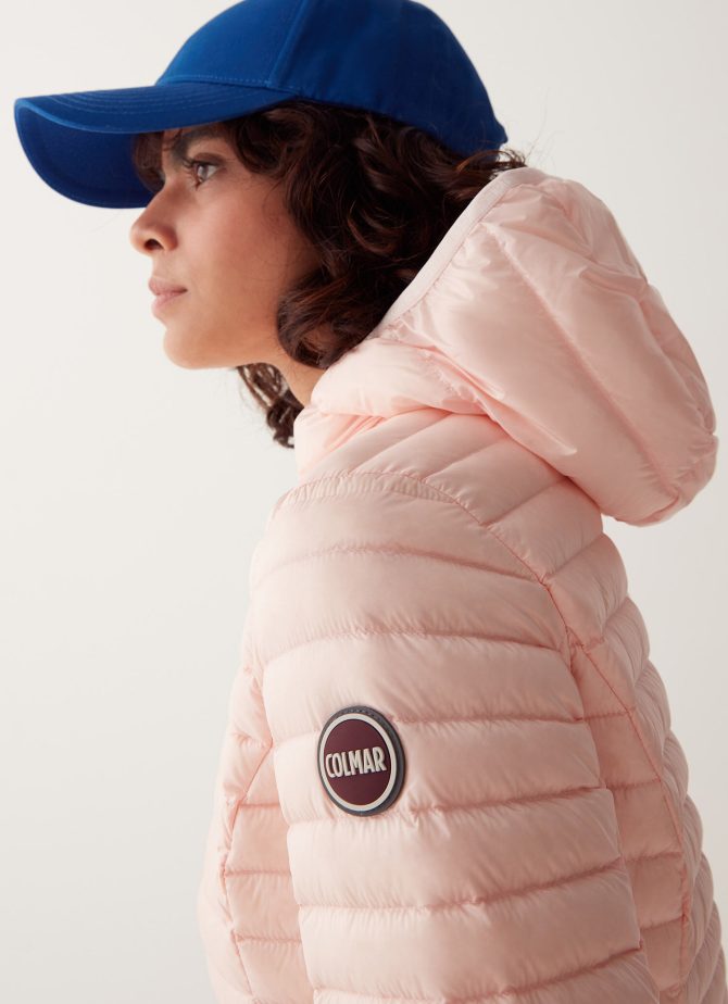 Sporty hooded downjacket