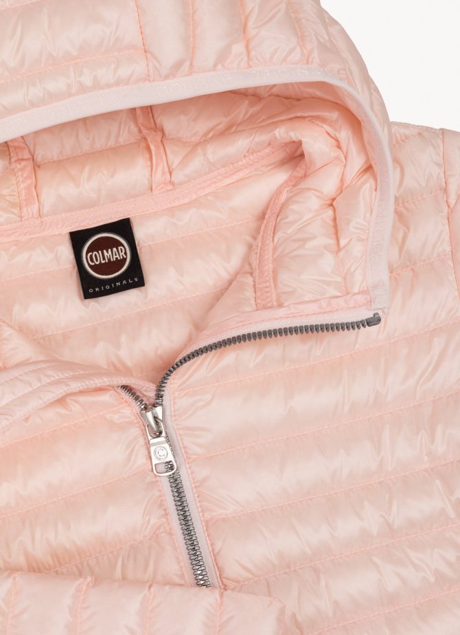 Quilted down jacket with hood - Image 6