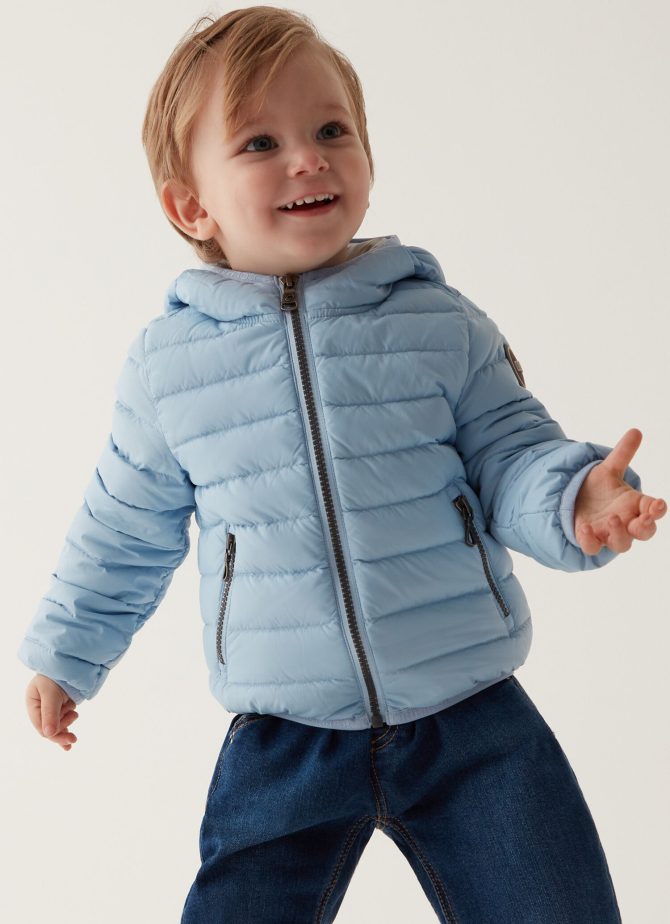 6 - 36 months baby boy down jacket - Image 3