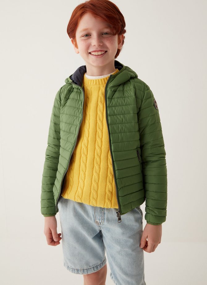 Hooded down jacket - Image 2