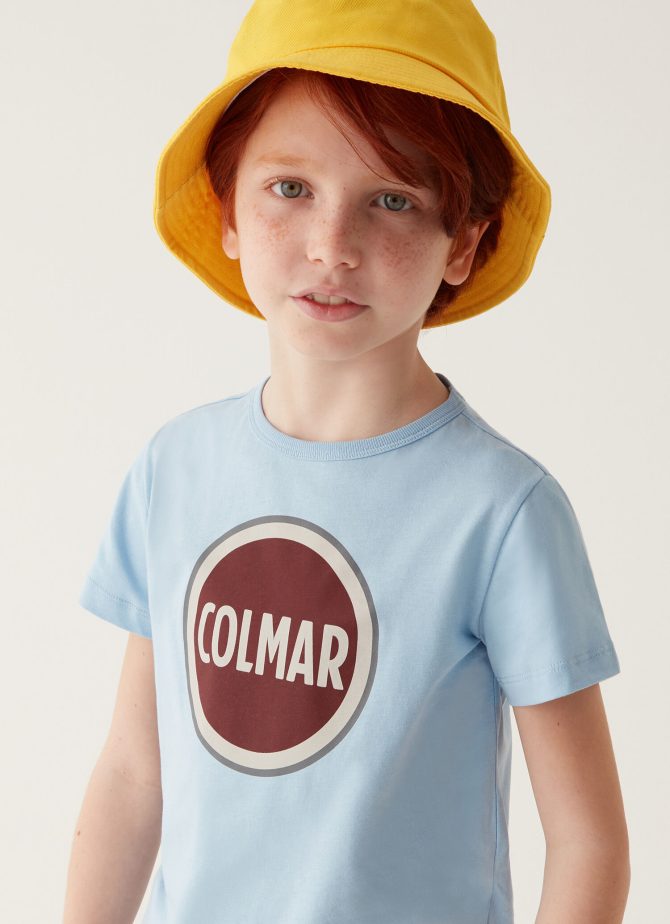 Cotton T-shirt with maxi Colmar logo - Image 3