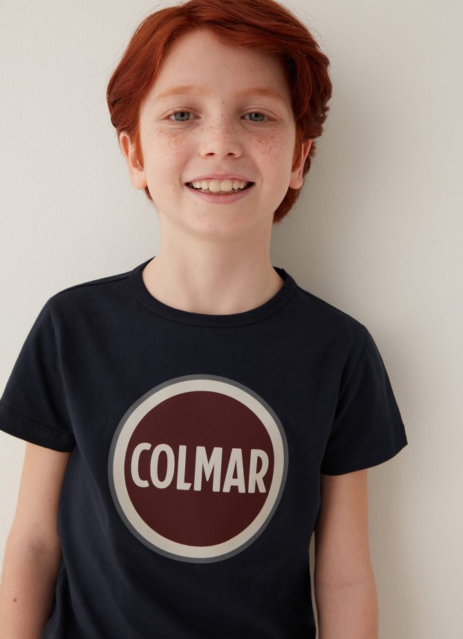 Cotton T-shirt with maxi Colmar logo - Image 3