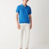 Stockinette stitch polo shirt
