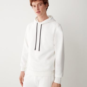Cotton blend hoodie
