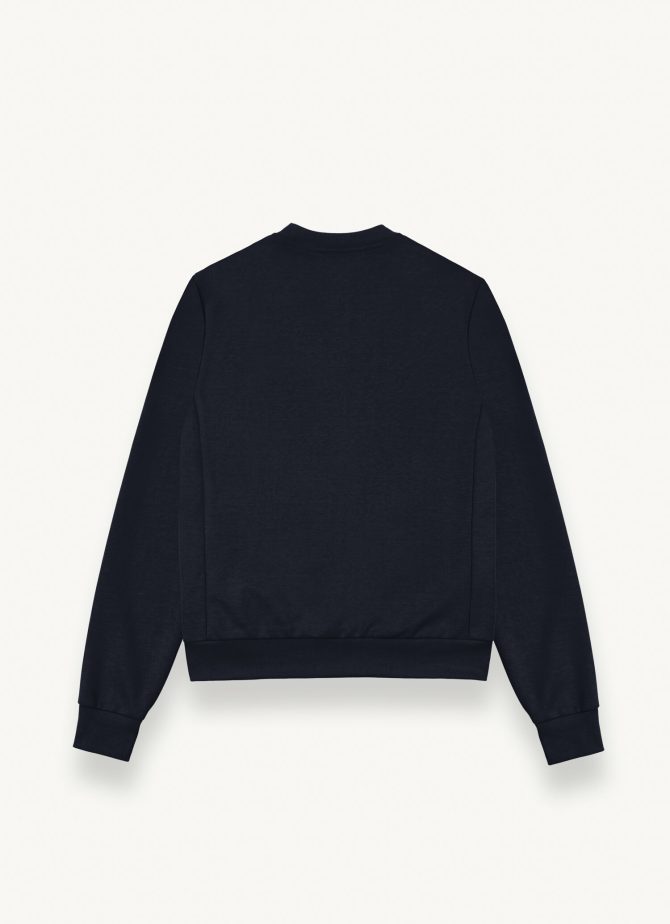Cotton interlock crewneck sweatshirt - Image 5