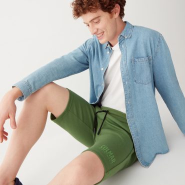 Cotton interlock Bermuda shorts