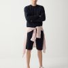 Cotton interlock Bermuda shorts