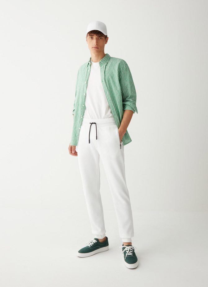 Jumpsuit trousers with zip - Image 3