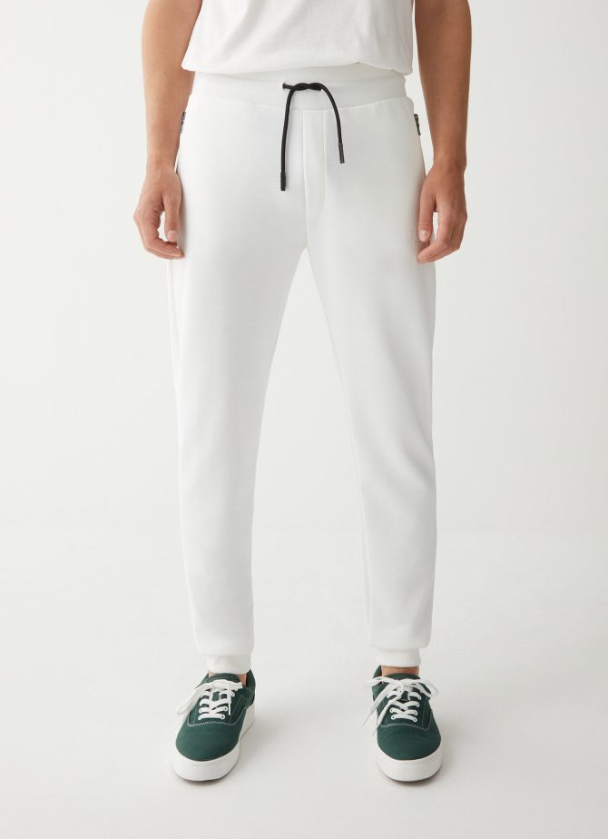 Jumpsuit trousers with zip