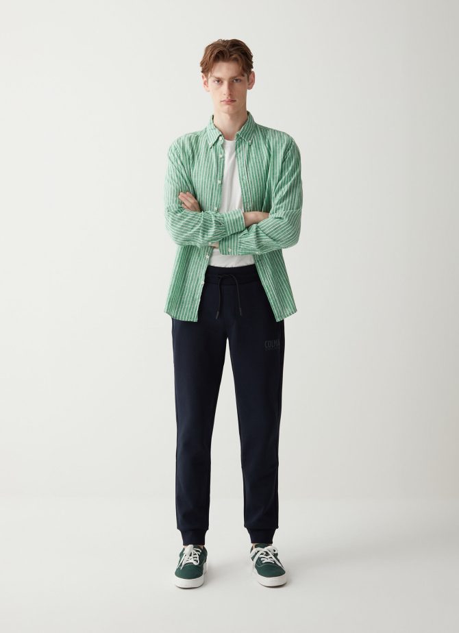 Jumpsuit trousers with zip