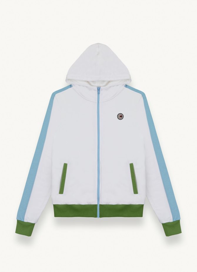 Color block full zip sweatshirt with hood - Image 4