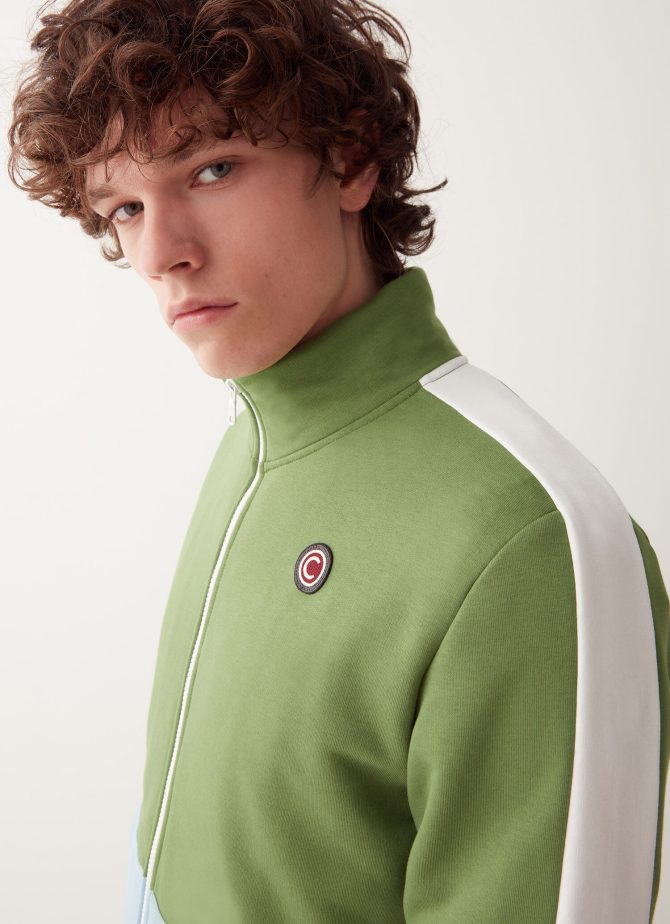 Colour block full zip sweatshirt - Image 3