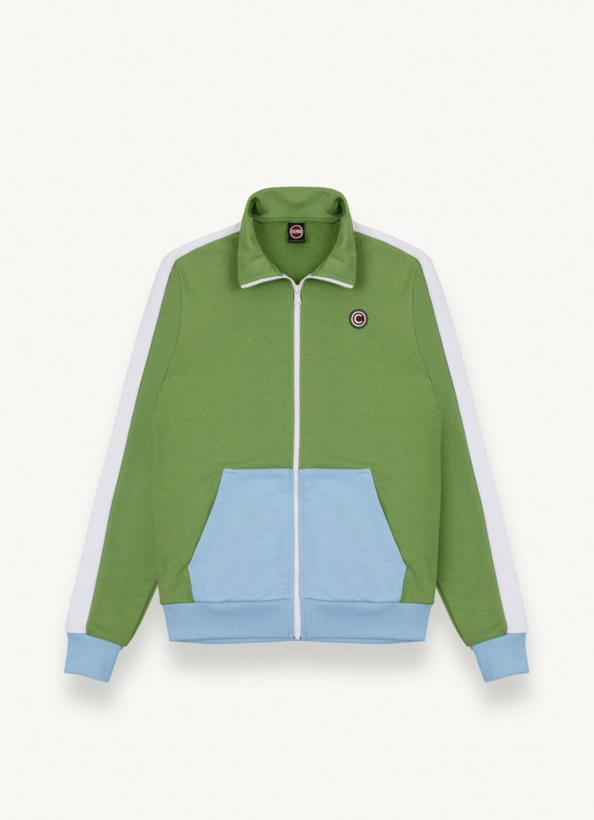 Colour block full zip sweatshirt - Image 4