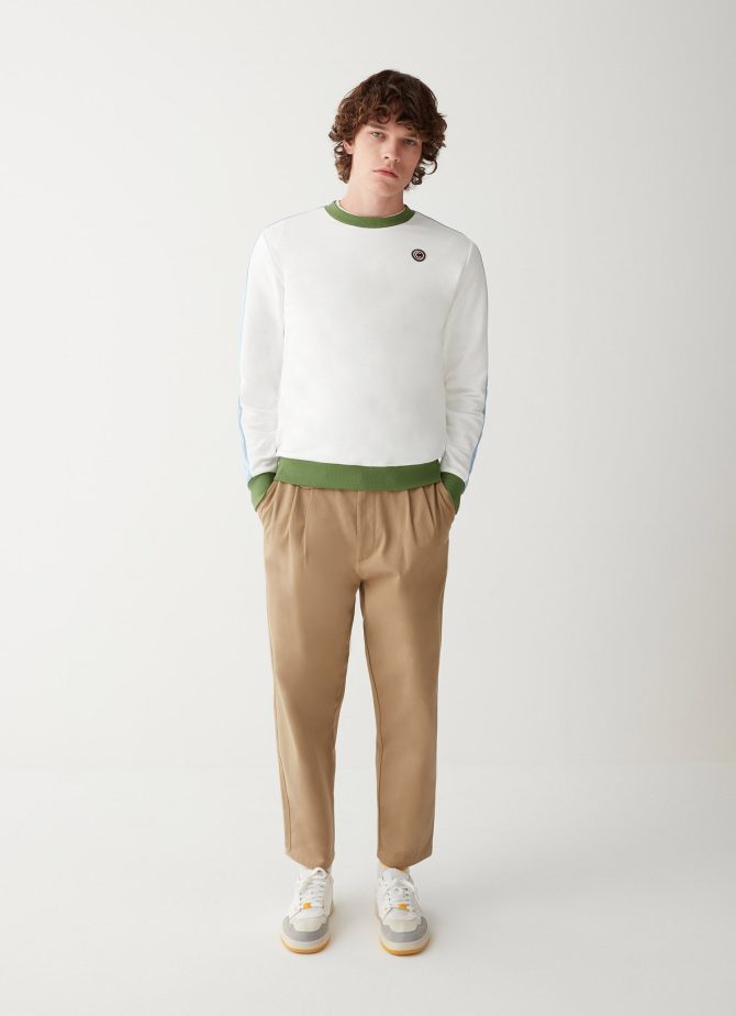 Color block round neck sweatshirt - Image 3