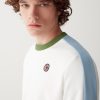 Color block round neck sweatshirt - Image 2