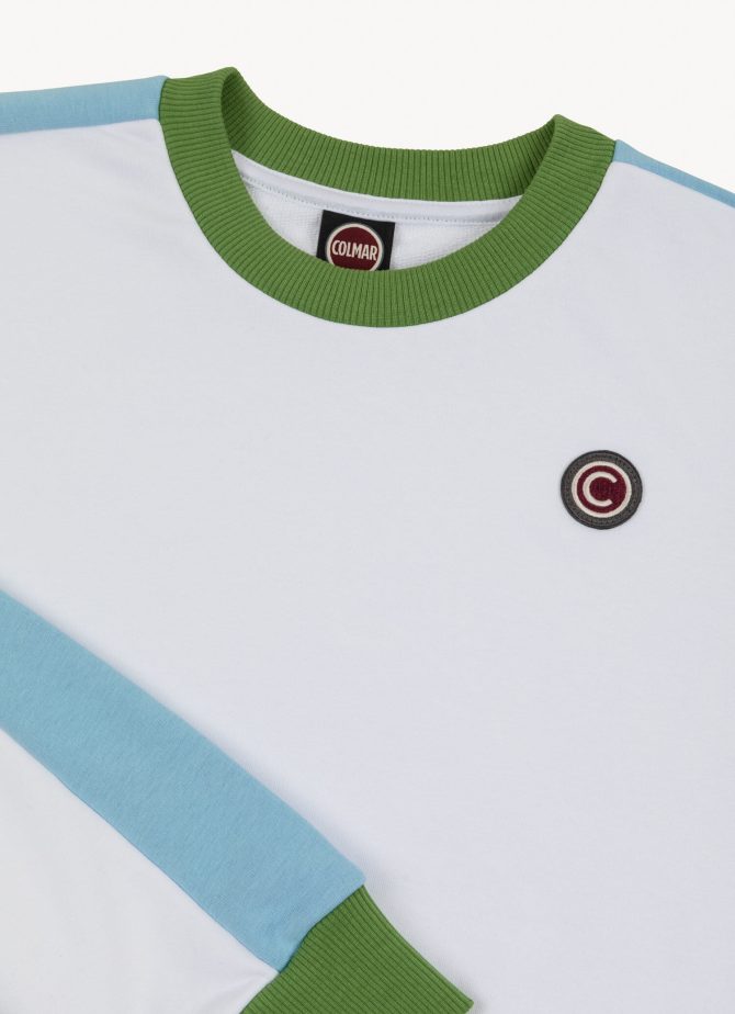 Color block round neck sweatshirt - Image 6