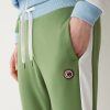 Colour block trousers with embroidered logo - Image 3