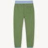 Colour block trousers with embroidered logo - Image 5
