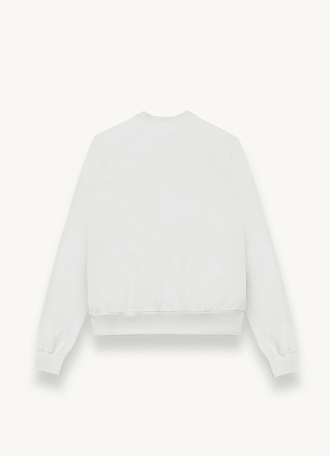 Piqué crewneck sweatshirt - Image 5