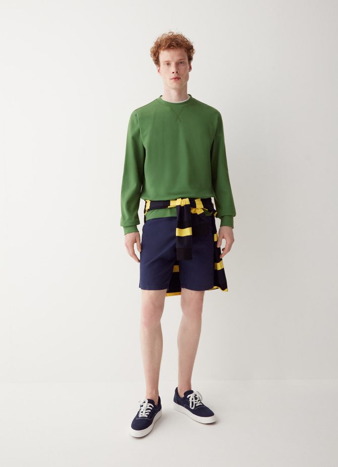 Piqué crewneck sweatshirt - Image 2