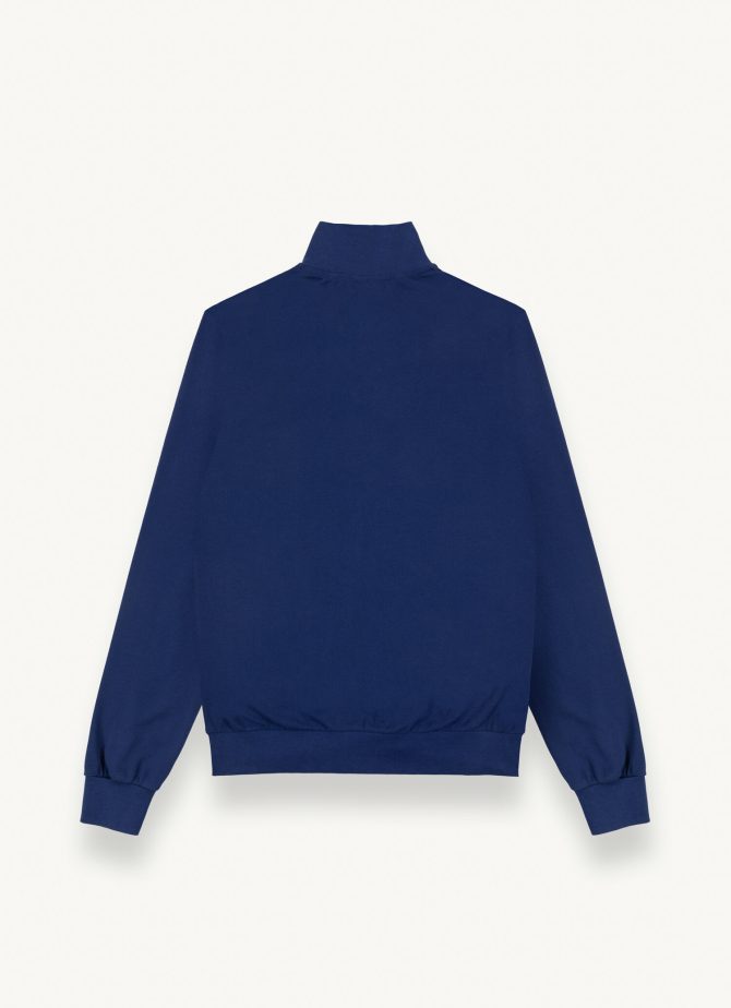 Turtle neck sweatshirt in piqué - Image 5