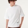 Oversized short sleeve sweatshirt