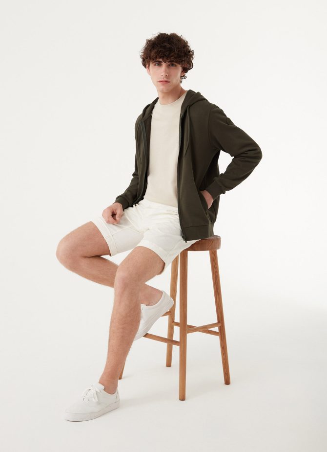 Recycled Essentials sweatshirt with zip - Image 2