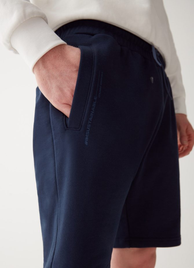 Recycled Essentials fleece Bermuda shorts - Image 3