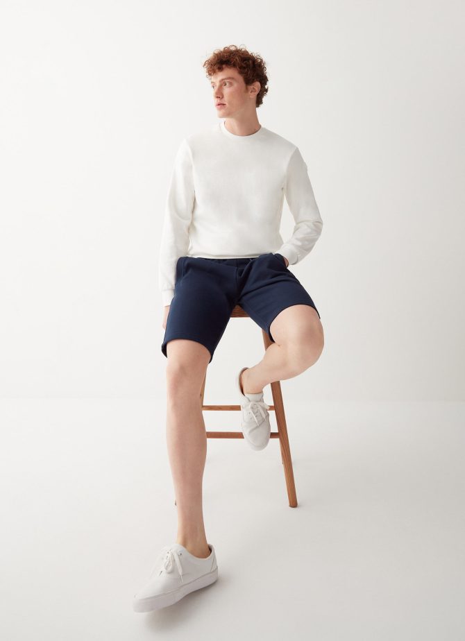 Recycled Essentials fleece Bermuda shorts
