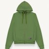 Full zip sweatshirt in diagonal fabric - Image 4