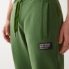 Diagonal fleece trousers - Image 3